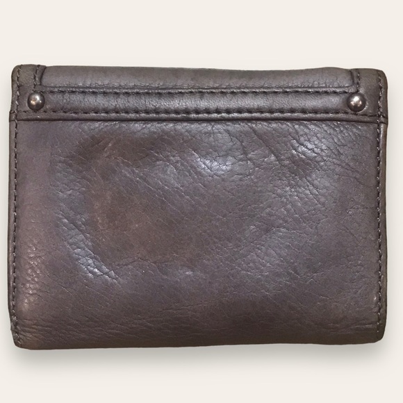 MARC BY MARC JACOBS Womens Gray Tri Fold Leather Wallet - Picture 2 of 9